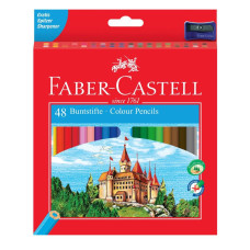 Набор карандашей цветных Faber-Castell Classic Color Замок и рыцари 48 цв